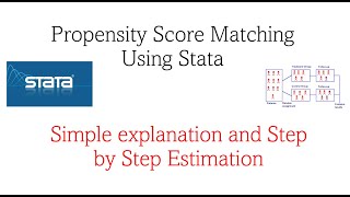 Propensity Score Matching using STATA Simple explanation and step by step estimation [upl. by Cheston]