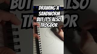 Sandworm x Trogdor Drawing shorts beetlejuice [upl. by Karly]