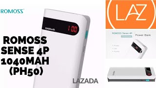 UNBOXING THE Romoss Sense 4P 10400mAh PH50 White [upl. by Adala]