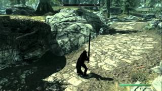 Skyrim Berserk Mods Testing GatsGuts Skull Armor Wolf Armor and Acrobatics Animations [upl. by Assirram]