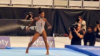 Simone Biles  HUGE 15100 on Floor  US Championships 2024 Day 2 [upl. by Riedel]