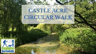 Castle Acre Circular Walk passing the historic Castle Acre Priory [upl. by Noremac]