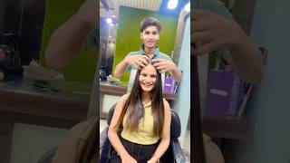 Keratin treatment 👩‍🦰trending minivlog dailyshorts ytshorts hairsalon keratin [upl. by Nelleyram]