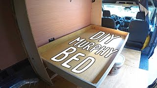 Cargo Van Conversion Murphy Bed  Part Three [upl. by Erskine115]