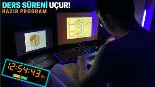 DERS ÇALIŞMA SÜRENİ UÇUR 12 SAAT Hazır Program [upl. by Colinson74]