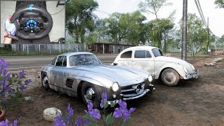 1955 MercedesBenz 300 SL Coupe  Forza Horizon 5  Steering Wheel Gameplay  Logitech G923 [upl. by Atinaw]