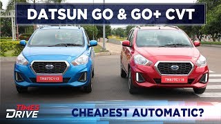 Datsun Go amp Go Plus CVT  First Drive Review  Times Drive [upl. by Anidualc936]