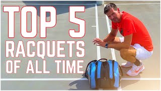 Top 5 Tennis Racquets of All Time [upl. by Onitselec]