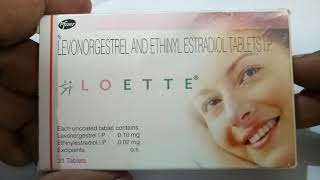 Loette Tablet in Hindi [upl. by Cyrie]