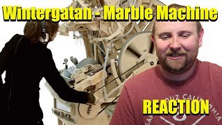 Wintergatan  Marble Machine music instrument using 2000 marbles REACTION [upl. by Wilda]