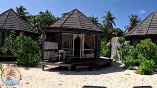 Kuredu Maldives Resort🌴 Premium Beach Villa 🌴  Room Tour 4K Maldives Hotel Vlog [upl. by Ahsaele]