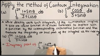 Integration round the unit circleMethod of contour integrationPart 2Theta Classes [upl. by Akinom92]