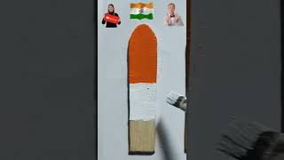 Ice Cream stick Indian 🇮🇳 Flag Independence Day Republic Day shorts art artyoutubeshorts [upl. by Emse]