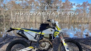 My new Husqvarna FE 501 [upl. by Aikenat]