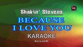 Because I Love You KARAOKE Shakin Stevens  Because I Love Younuansamusikkaraoke [upl. by Anada]