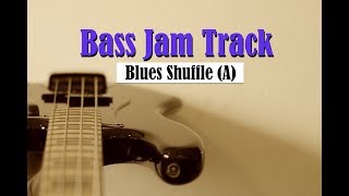 Blues Bass Backing Jam Track A [upl. by Elagibba349]