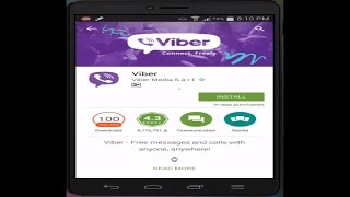 How to install viber on your android mobile HindiUrdu Tutorial [upl. by Ardnaxila]