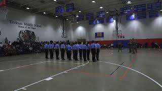 Squad I think  Trickum MS JLC Drill Meet  12724 [upl. by Dazhehs]