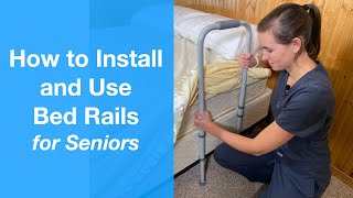 How to Install and Use Bed Rails for Seniors [upl. by Yenahc]