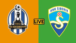 HNK Sibenik vs NK Lokomotiva Zagreb Live Croatian First Football League 2024 [upl. by Assirac]