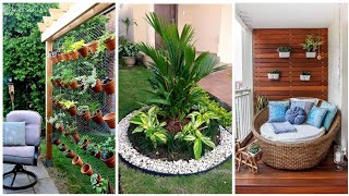 14 Ideias para Jardim Pequeno e simples para Casa e Apartamento [upl. by Brockwell]