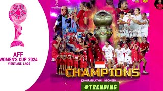 Full highlight Timnas Putri Indonesia Juara AFF Womens Cup 2024 vs Kamboja [upl. by Bruno]