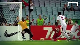 Azmoun scores Irans winner after amazing turn [upl. by Etnad]