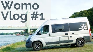 Womo Vlog 1 WohnmobilAbholung  YouTuberTreffen  San Bernardino Pass  Waldbrand  Toskana [upl. by Anitsrik]