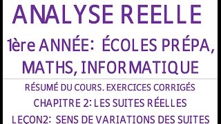 EXERCICES ANALYSE 1ERE ANNEE CHAPITRE2 LECON2 SUITES EXERCICE2 [upl. by Holbrook663]