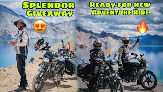 Splendor GIVEAWAY ka time aa gaya 😍 uske baad ek tagde Adventure ke liye taiyaar 🔥 [upl. by Kylynn]