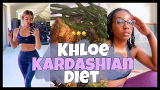 REVENGE BODY  I tried KHLOE KARDASHIANS Diet for a week  Insane results [upl. by Damaris]