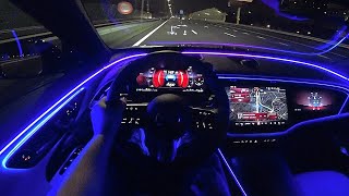 The New Mercedes E Class 2024 Test Drive at NIGHT [upl. by Innavoeg652]