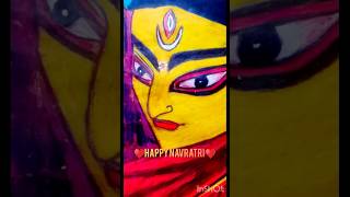 Happy Navratri🌺  Navratri special drawing  drawing durgmaa art shorts [upl. by Suhpesoj31]