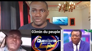 03min du peuple  JDD Momo et Longue Longue sur Question pour un champion Steve Fah [upl. by Eirot]