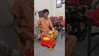 Mini vlog 27  cmt for link meesho la papa kaga 300 rs ku vanguna potty seat  abivlogs Abi vlogs [upl. by Ardys]