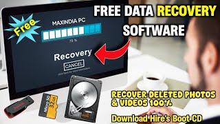 How to Recover Deleted Files from USB HDD and SD Cards  Best Data Recovery Software Free For PC [upl. by Nallid]