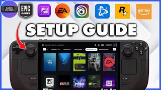 EASY Way to Install ALL Your NonSteam Launchers on Steam Deck [upl. by Linneman337]