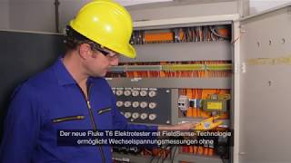 Messung von Spannung ohne Messleitungen – der neue ElektroTester Fluke T6 [upl. by Zeb669]