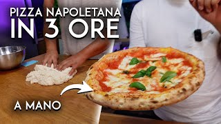 RICETTA PIZZA IN 3 ORE e IMPASTATA A MANO con GigioAttanasio [upl. by Det201]