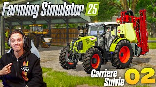 PREMIERS ACHATS  FARMING SIMULATOR 25  Carrière Suivie 2 [upl. by Acinorehs721]