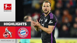 1 FC Köln  FC Bayern München  Highlights  Matchday 12 – Bundesliga 2324 [upl. by Seuqramed314]