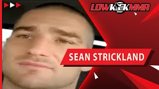 Sean Strickland on Uriah Hall main event Viral Training Altercation Video [upl. by Tychonn57]