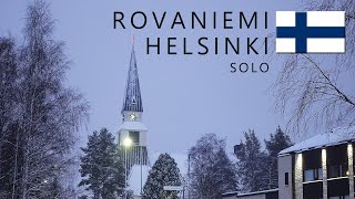 Finland  Helsinki amp Rovaniemi Solo trip [upl. by Airual]