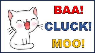 KIDS BOOK READ ALOUD  Baa Cluck Moo [upl. by Tedric907]