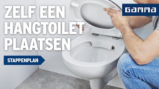 Hangtoilet plaatsen  Klustips  GAMMA België [upl. by Phelia485]