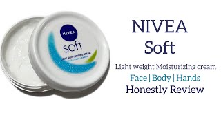 Nivea soft Light Moisturizing Cream nivea moisturizer glamwithtansira niveacream [upl. by Bogey820]