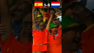 Spain vs Netherlands  Group Stage World Cup 2014 [upl. by Ldnek15]