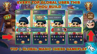 NEW UNBEATABLE END GAME CHOU META STRATEGY  MAGIC CHESS BEST SYNERGY  Mobile Legends Bang Bang [upl. by Anihpled]