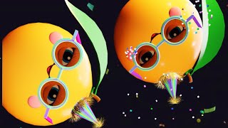 Colorful Dancing Fruits for Baby Fun amp Celebration animation fruitsalad fruits fruitsong [upl. by Mosera]