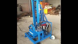 Portable water well drilling machine [upl. by Eillen570]